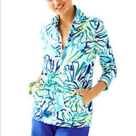lilly pulitzer full zip jacket